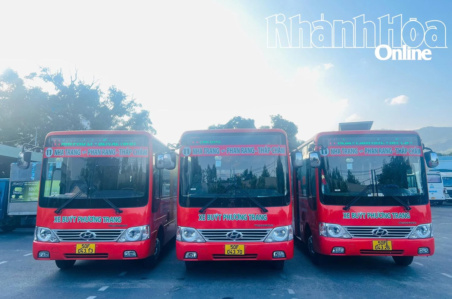 Tuyến xe buýt Nha Trang đi Phan Rang - Tháp Chàm và ngược lại chính thức hoạt động