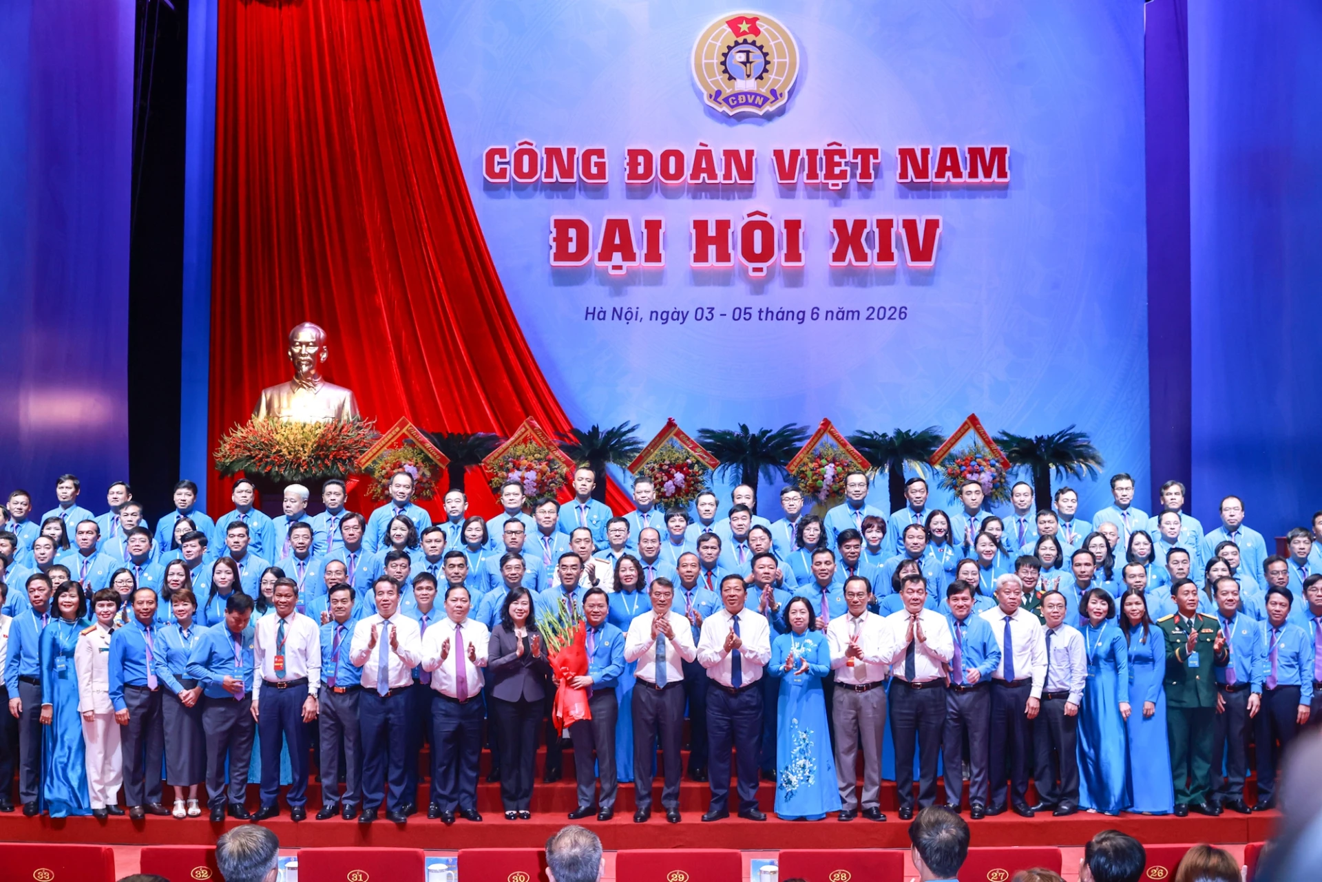 Đại hội Công đoàn Việt Nam lần thứ XIV, nhiệm kỳ 2026 - 2031 thành công tốt đẹp