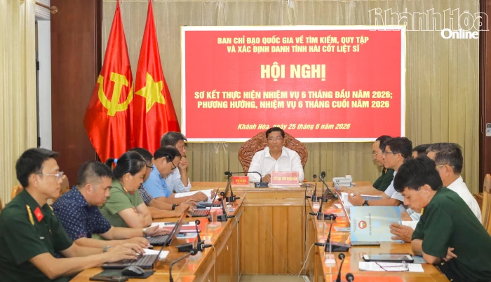 1.255 hài cốt liệt sĩ được tìm kiếm, quy tập trong 6 tháng đầu năm
