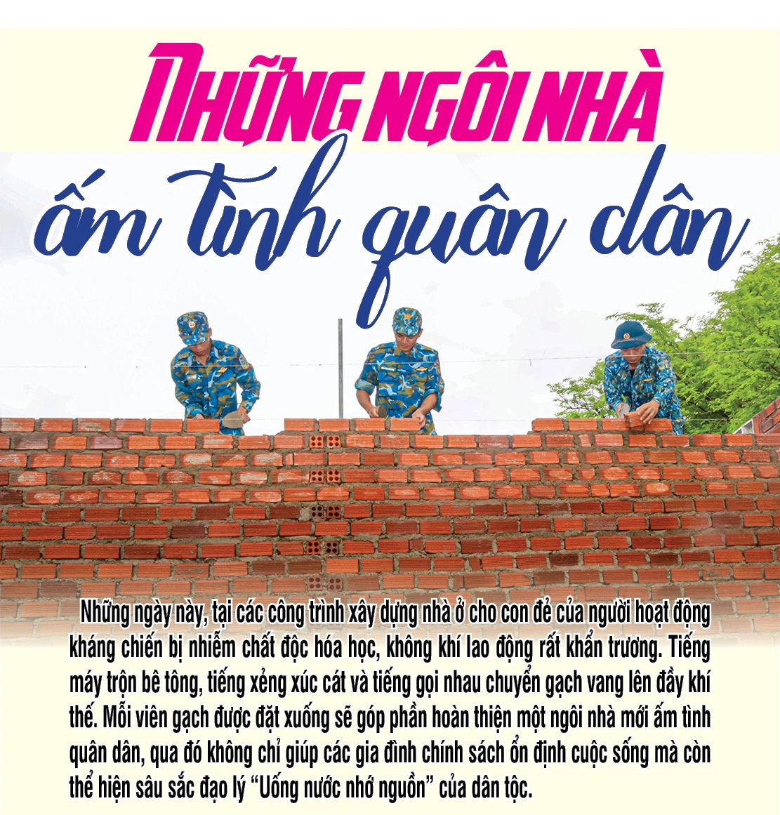 Những ngôi nhà ấm tình quân dân