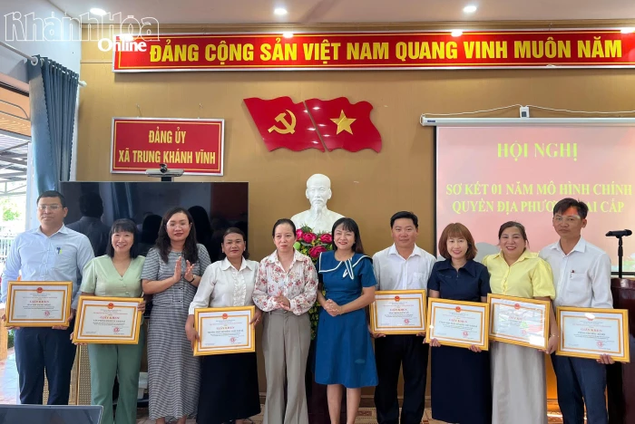 Xã Trung Khánh Vĩnh sơ kết 1 năm vận hành mô hình chính quyền địa phương 2 cấp