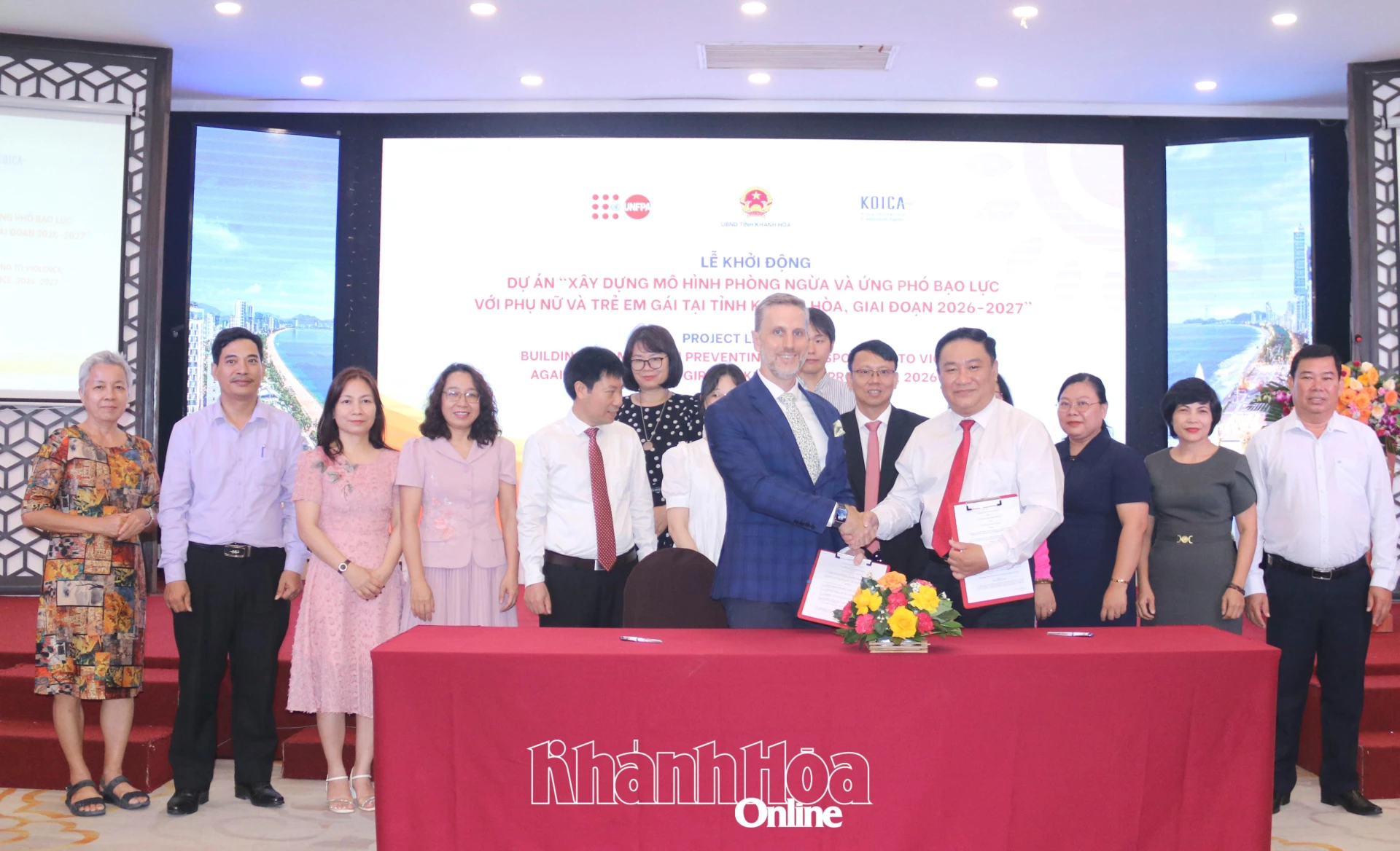 Ký kết thỏa thuận hợp tác giữa tỉnh Khánh Hòa và Quỹ Dân số Liên hợp quốc tại Việt Nam.
