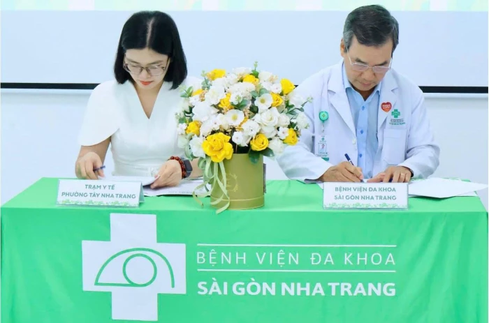 Bệnh viện Đa khoa Sài Gòn Nha Trang và Trạm Y tế phường Tây Nha Trang ký kết hợp tác