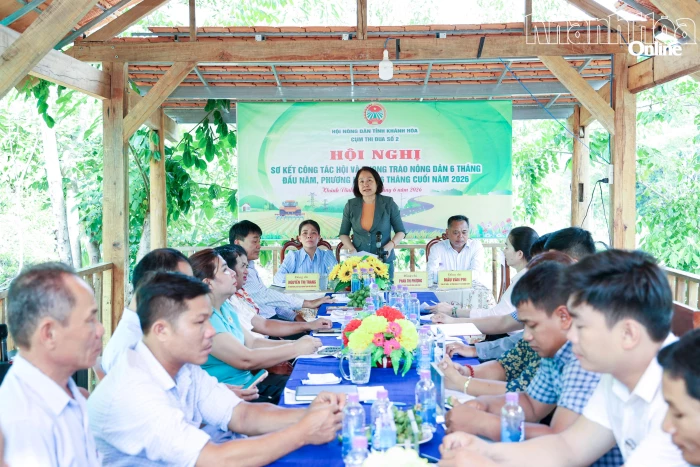 Cụm thi đua số 2 Hội Nông dân tỉnh Khánh Hòa sơ kết công tác hội và phong trào nông dân