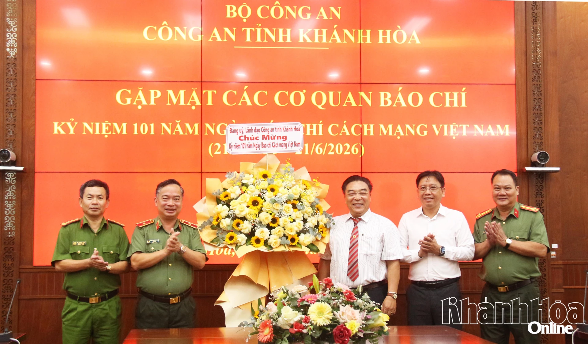 Công an tỉnh Khánh Hòa gặp mặt các cơ quan báo chí nhân kỷ niệm 101 năm Ngày Báo chí cách mạng Việt Nam