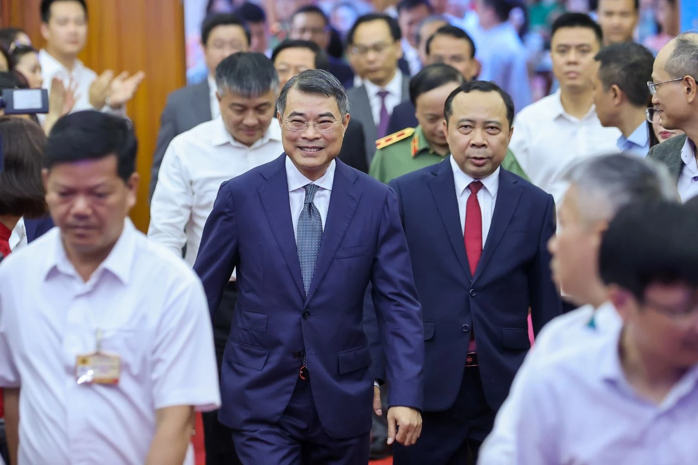 Ủy viên Bộ Chính trị, Thủ tướng Chính phủ Lê Minh Hưng đến dự Lễ chào mừng Ngày Khoa học, Công nghệ và Đổi mới sáng tạo Việt Nam và Hội nghị triển khai công nghệ chiến lược, ngày 18-5-2026_Ảnh: Tư liệu

