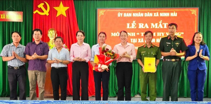 Xã Ninh Hải ra mắt mô hình “Trạm hy vọng”