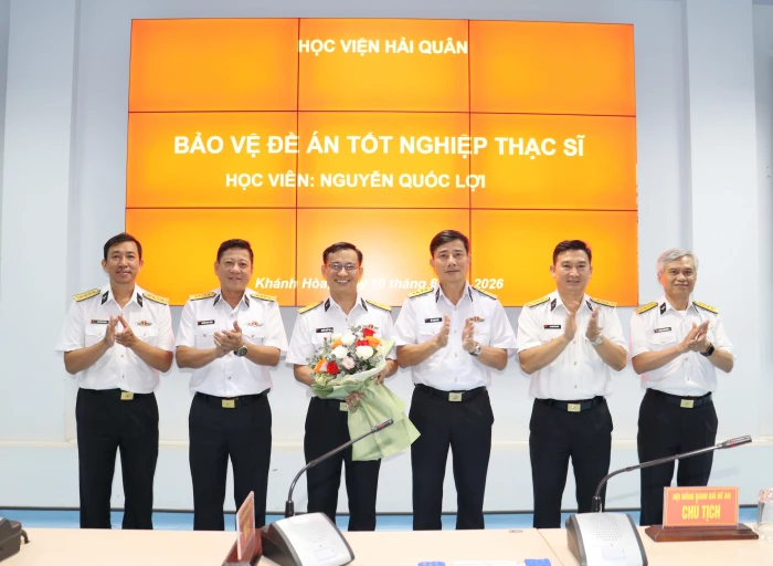Học viện Hải quân đánh giá đề án tốt nghiệp thạc sĩ chuyên ngành nghệ thuật quân sự