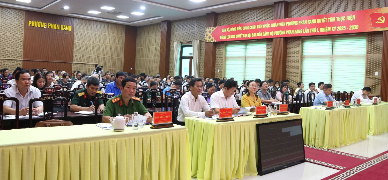 Triển khai lấy ý kiến về Đề án thành lập, sắp xếp, tổ chức lại các tổ dân phố trên địa bàn phường Phan Rang