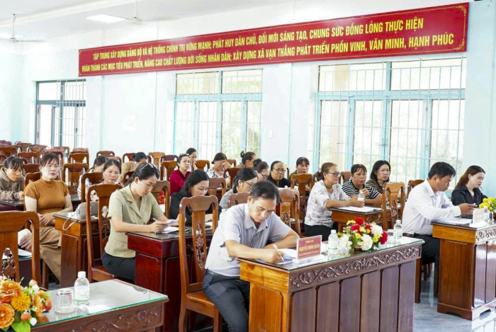 Hội Liên hiệp Phụ nữ xã Vạn Thắng triển khai hoạt động 6 tháng cuối năm 2026