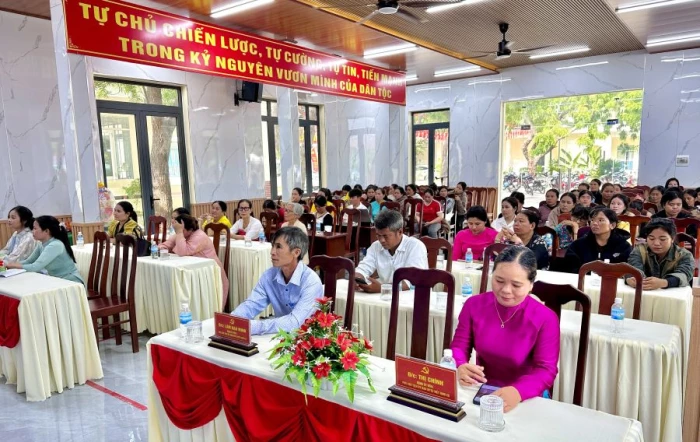 Hội Liên hiệp Phụ nữ xã Nam Cam Ranh triển khai công tác hội 6 tháng cuối năm 2026