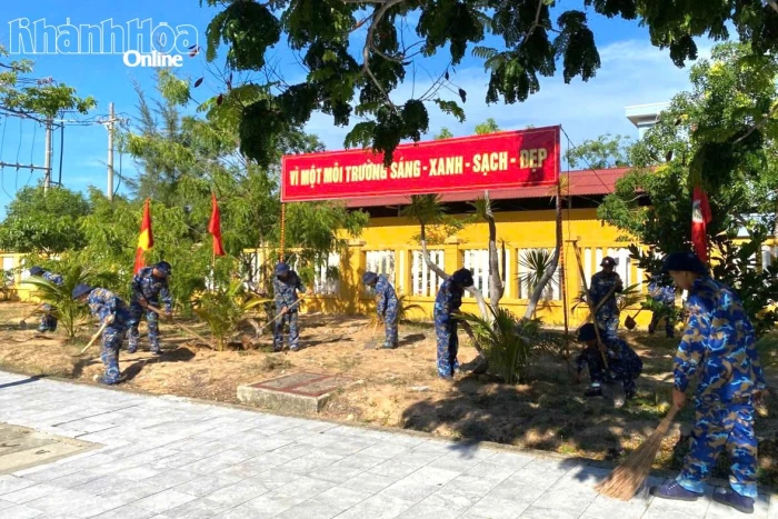 Tuổi trẻ Lữ đoàn 957 ra quân “Ngày thứ Bảy tình nguyện”
