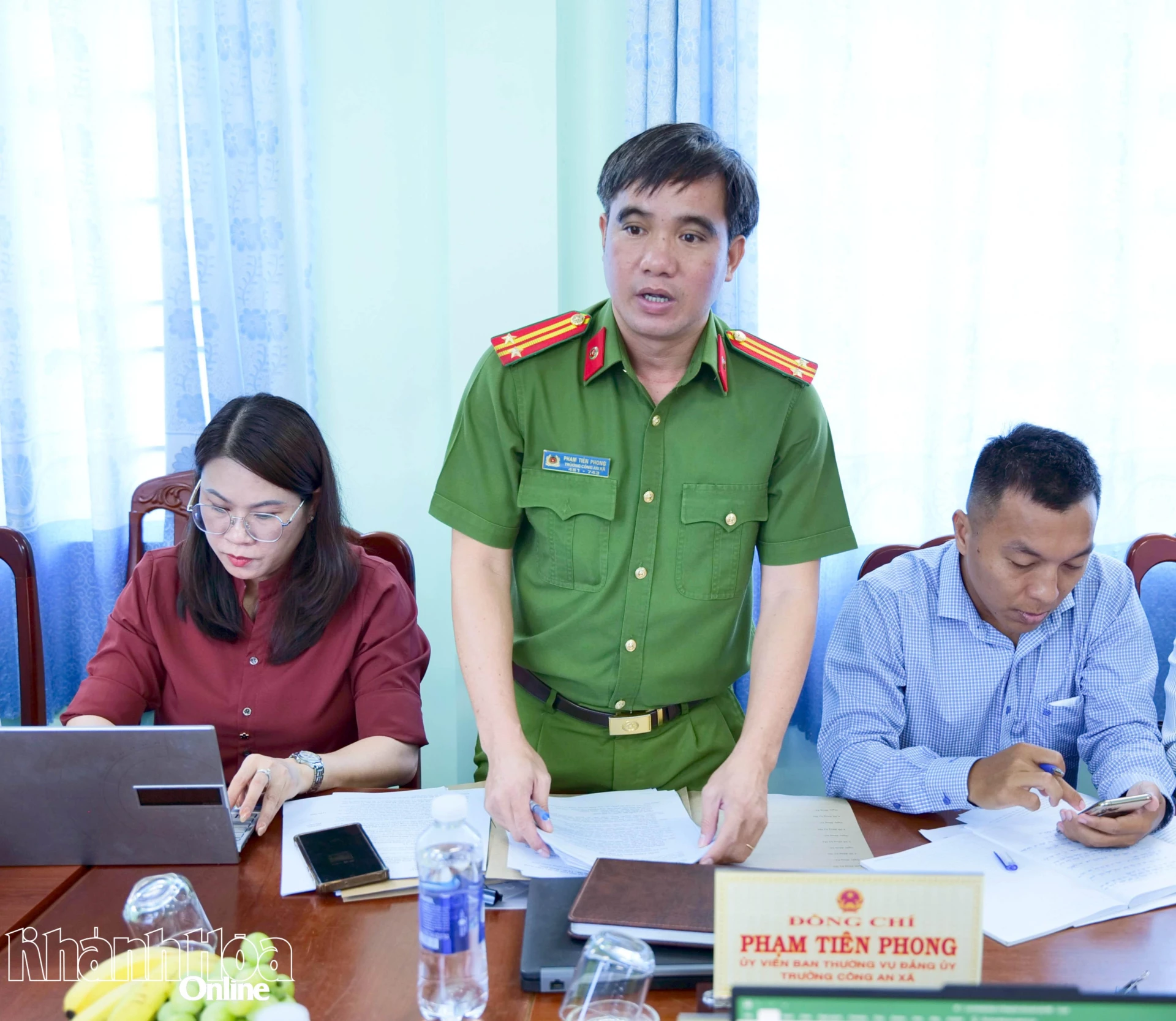 Trưởng Công an xã làm rõ một số trường hợp có dấu hiệu phân lô, tách thửa trái phép hoặc kê khai nhà ở không đúng thực trạng cần tiếp tục xác minh.