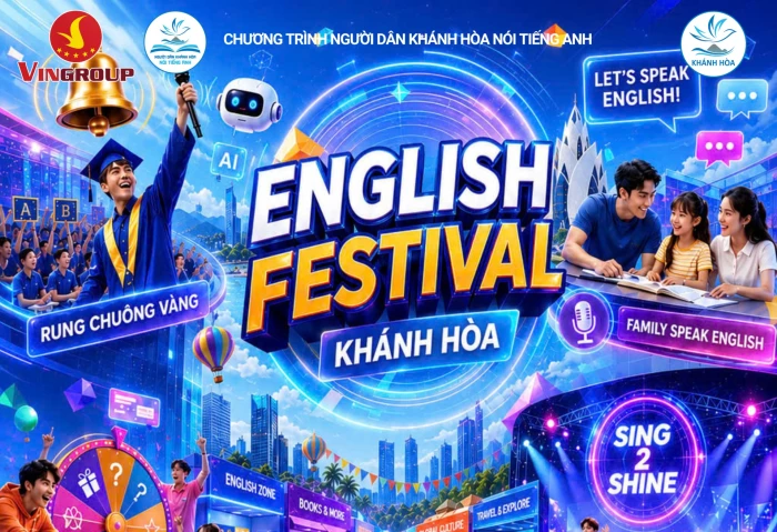 Livestream Ngày hội tiếng Anh tỉnh Khánh Hòa từ 16 giờ ngày 18-6