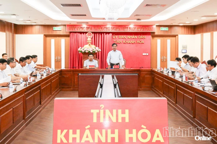 Đoàn công tác của Bộ Nông nghiệp và Môi trường làm việc với UBND tỉnh về phát triển thủy sản