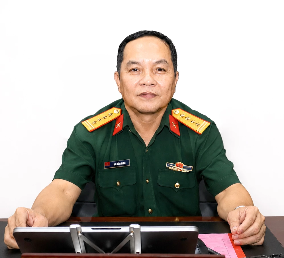 Đại tá Võ Văn Viên - Phó Chính ủy Bộ Chỉ huy Quân sự tỉnh