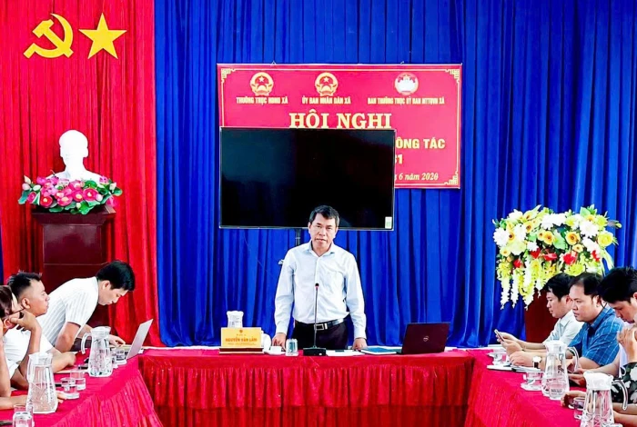 Xã Công Hải triển khai phương án sắp xếp, tổ chức lại các thôn