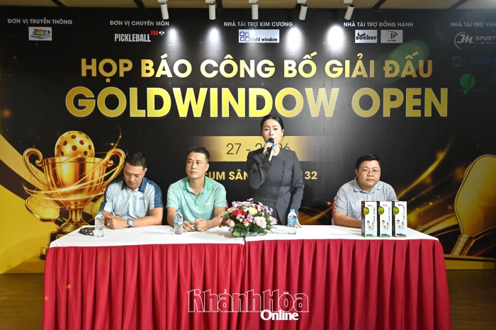 Họp báo công bố Giải Pickleball Goldwindow Open 2026