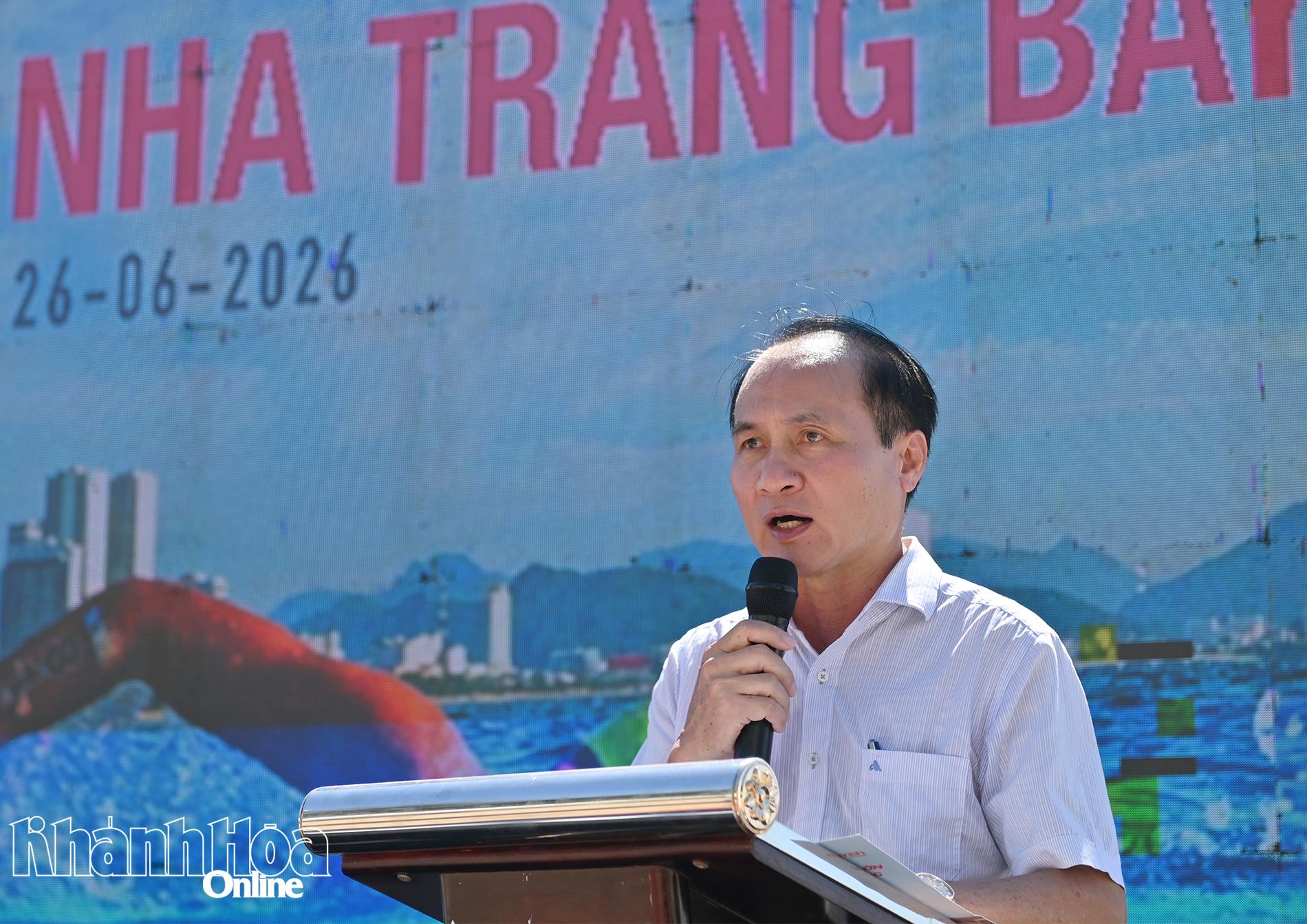 Ông Nguyễn Tuấn Thanh-Phó Giám đốc Sở Văn hóa, Thể thao và Du lịch phát biểu khai mạc.