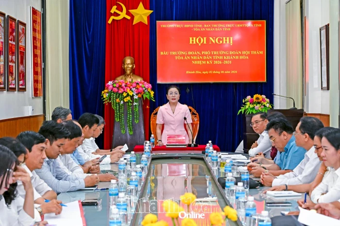 Bầu Trưởng đoàn, Phó Trưởng đoàn hội thẩm các tòa án nhân dân thuộc Khánh Hòa