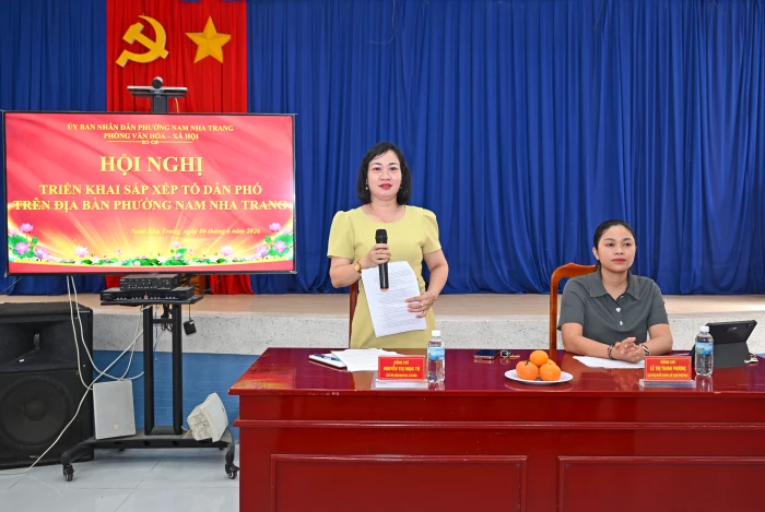 Phường Nam Nha Trang dự kiến sắp xếp 27 tổ dân phố không đảm bảo tiêu chuẩn số hộ