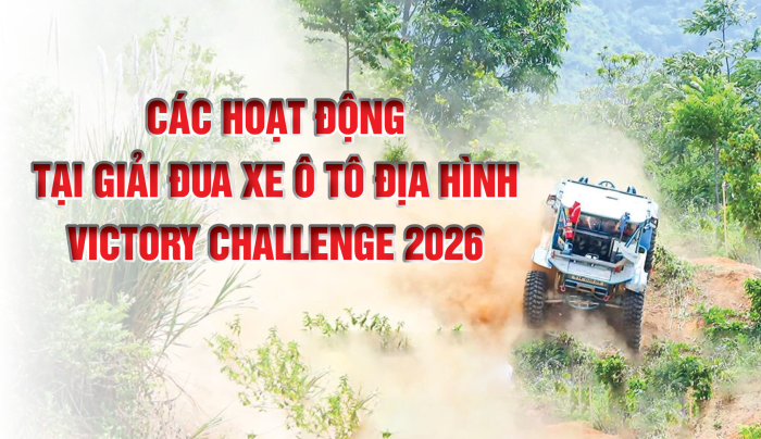 [Infographic] Các hoạt động tại Giải đua xe ô tô địa hình Victory Challenge 2026