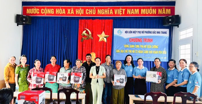 Hội Liên hiệp Phụ nữ phường Bắc Nha Trang tổ chức chương trình “Đồng hành cùng phụ nữ biên cương”