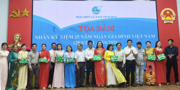 Hội Liên hiệp Phụ nữ xã Nam Ninh Hòa tổ chức tọa đàm Ngày Gia đình Việt Nam