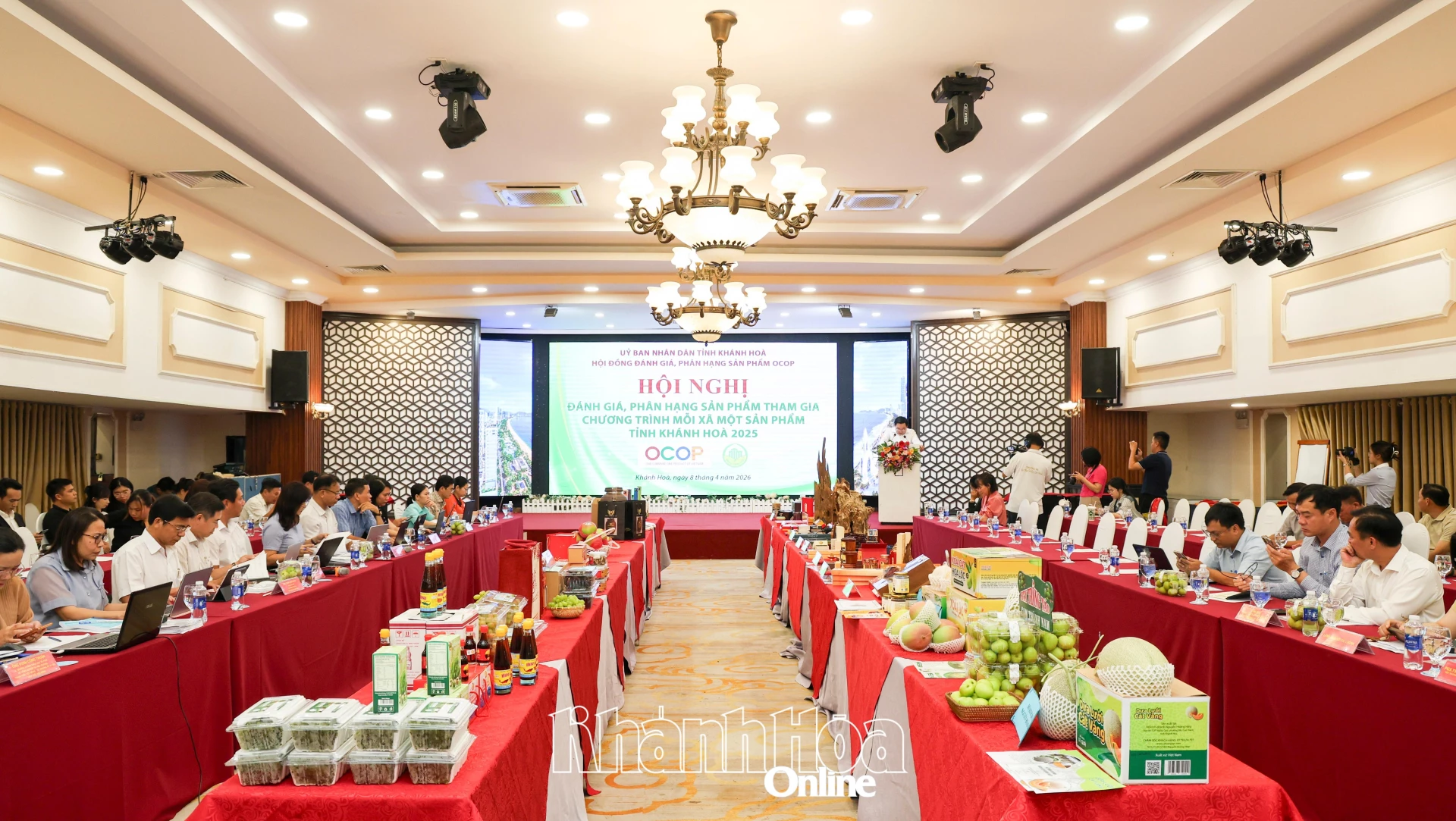 Một số sản phẩm OCOP tham gia đánh giá, phân hạng cấp tỉnh vào tháng 4 vừa qua.