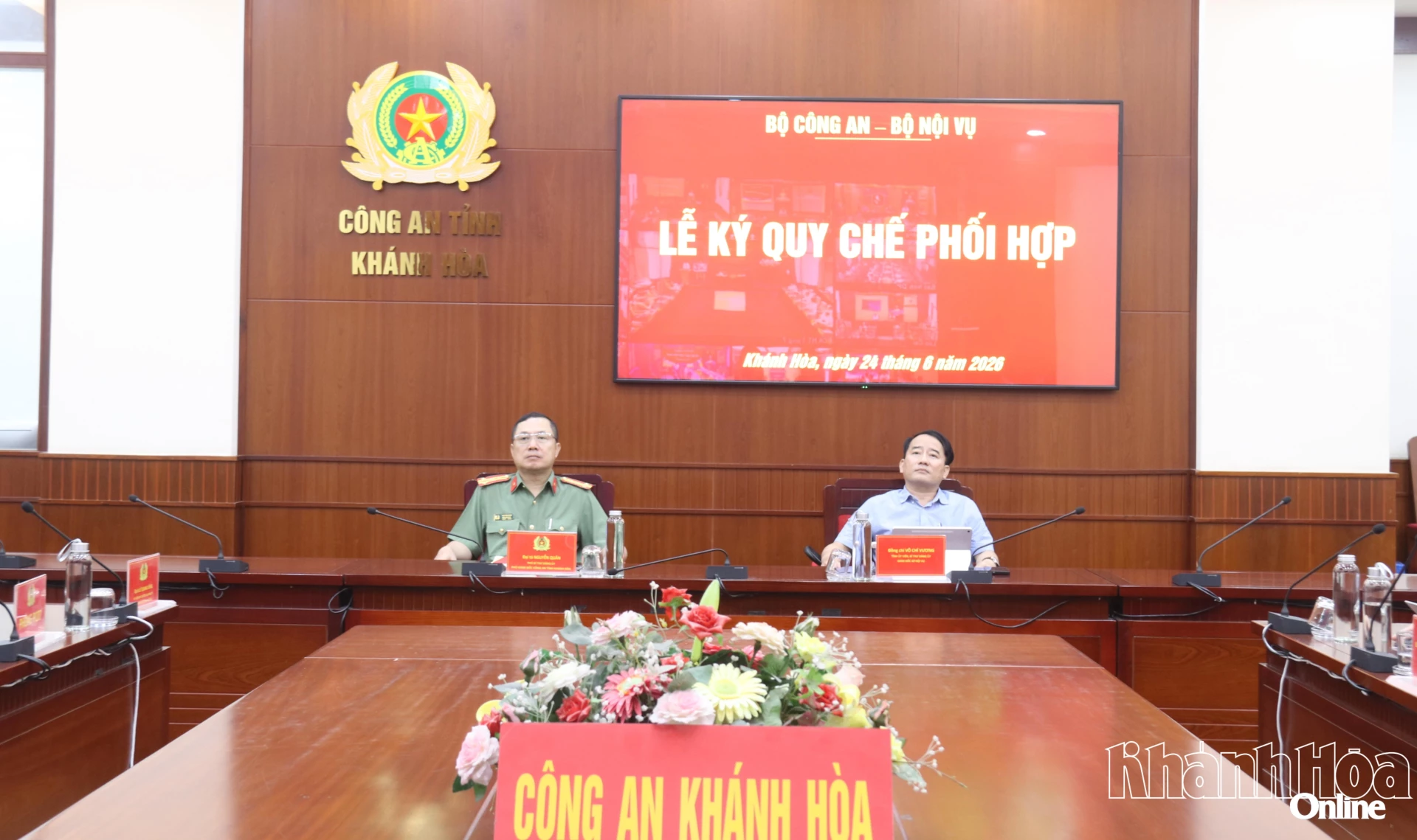 Bộ Công an và Bộ Nội vụ ký kết Quy chế phối hợp