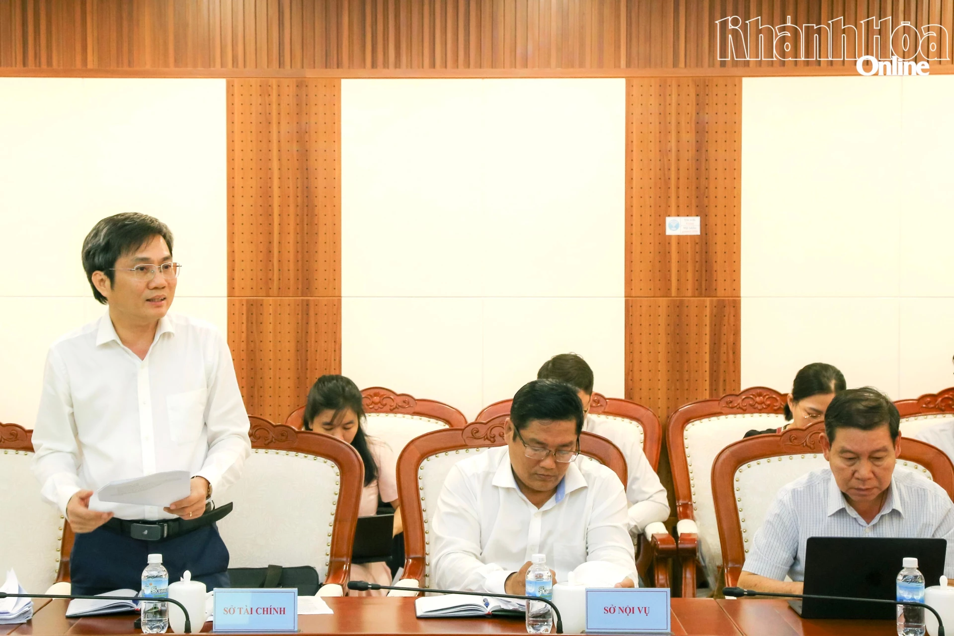 Lãnh đạo Sở Tài chính giải trình làm rõ một số nội dung.
