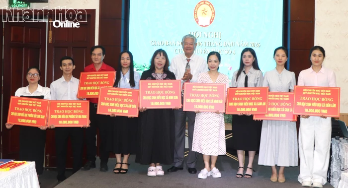 Cụm Khuyến học số 4 sơ kết công tác 6 tháng đầu năm