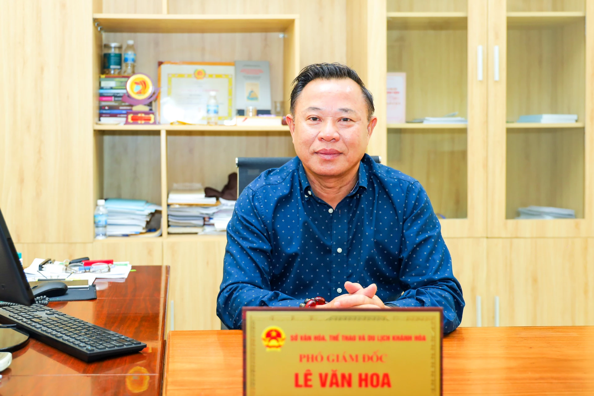Ông Lê Văn Hoa - Phó Giám đốc Sở Văn hóa, Thể thao và Du lịch.