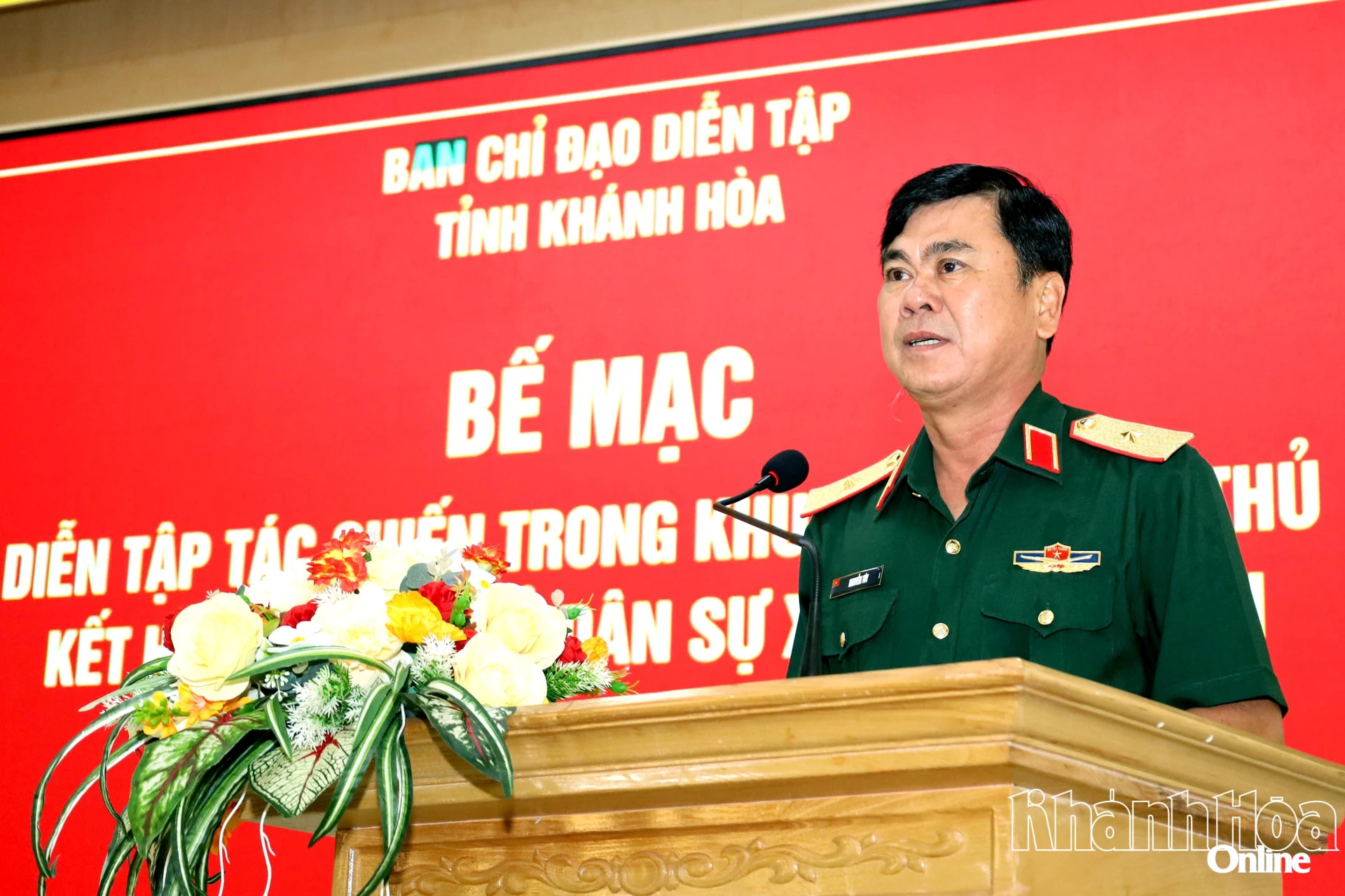 Xã Diên Khánh hoàn thành tốt nhiệm vụ diễn tập năm 2026