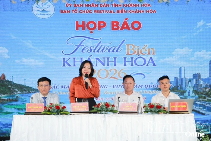 Họp báo giới thiệu về Festival Biển Khánh Hòa năm 2026
