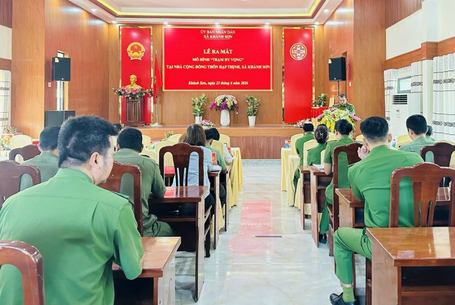 Quang cảnh buổi lễ.