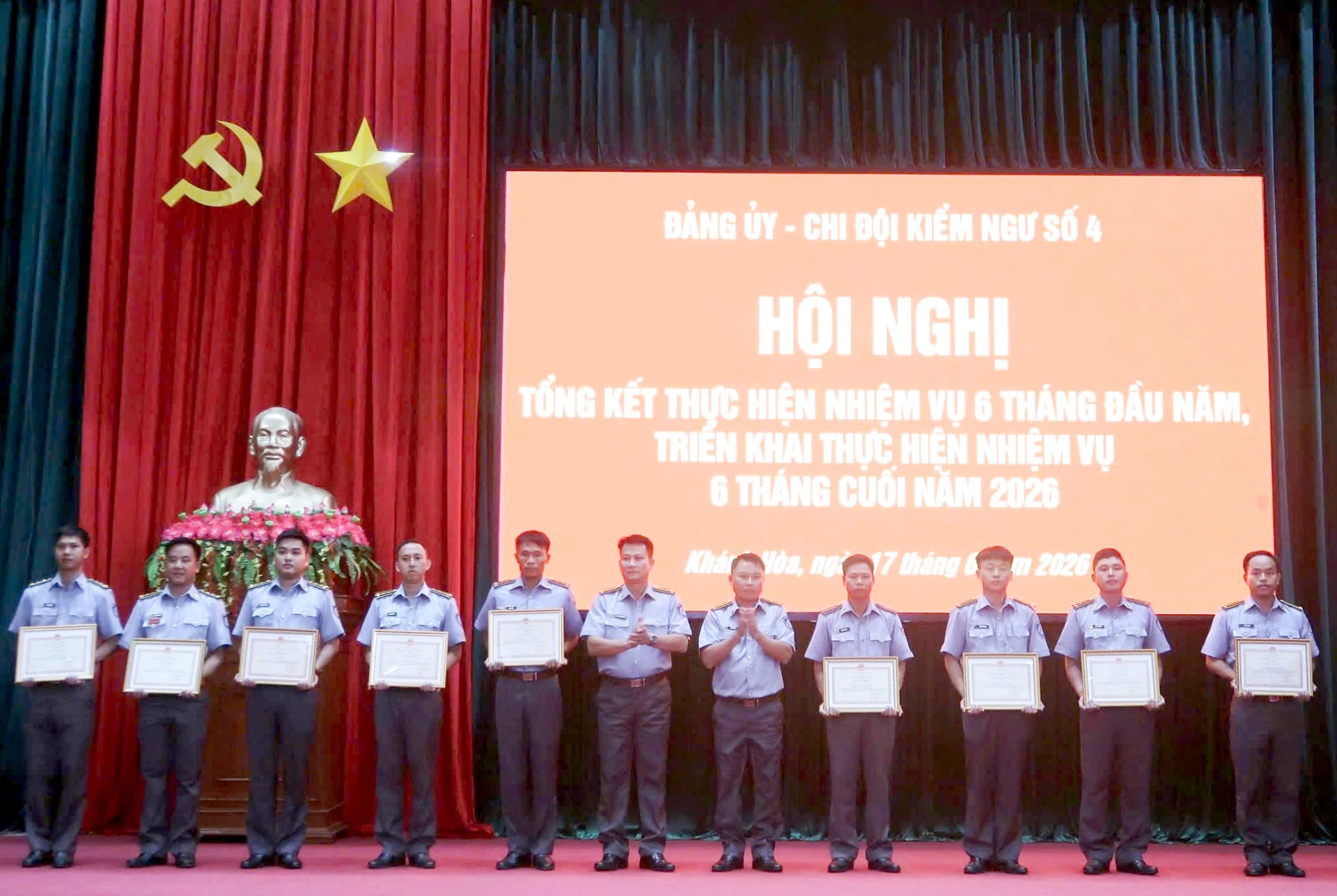 Chi đội Kiểm ngư số 4 thực hiện tốt nhiệm vụ 6 tháng đầu năm
