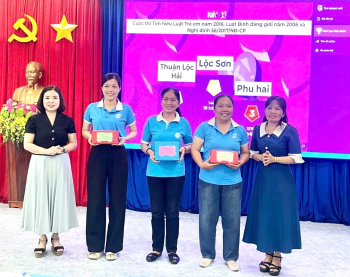 Hội Liên hiệp Phụ nữ phường Cam Ranh tuyên truyền phòng, chống bạo lực gia đình 