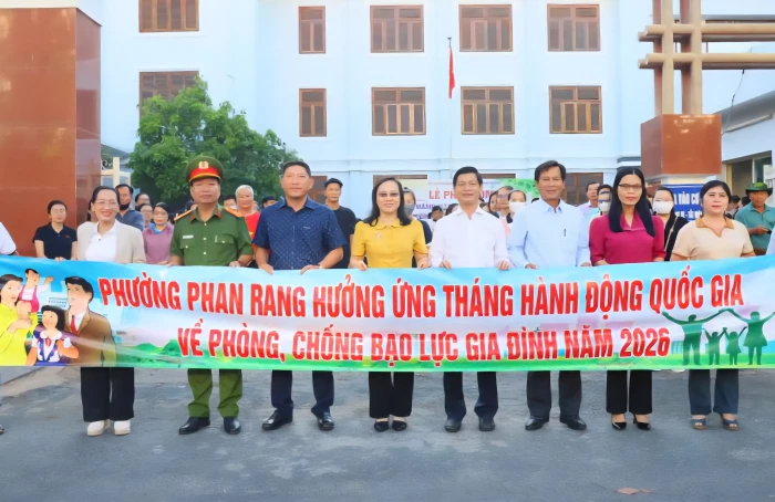 Phường Phan Rang hưởng ứng Tháng hành động quốc gia phòng, chống bạo lực gia đình năm 2026 