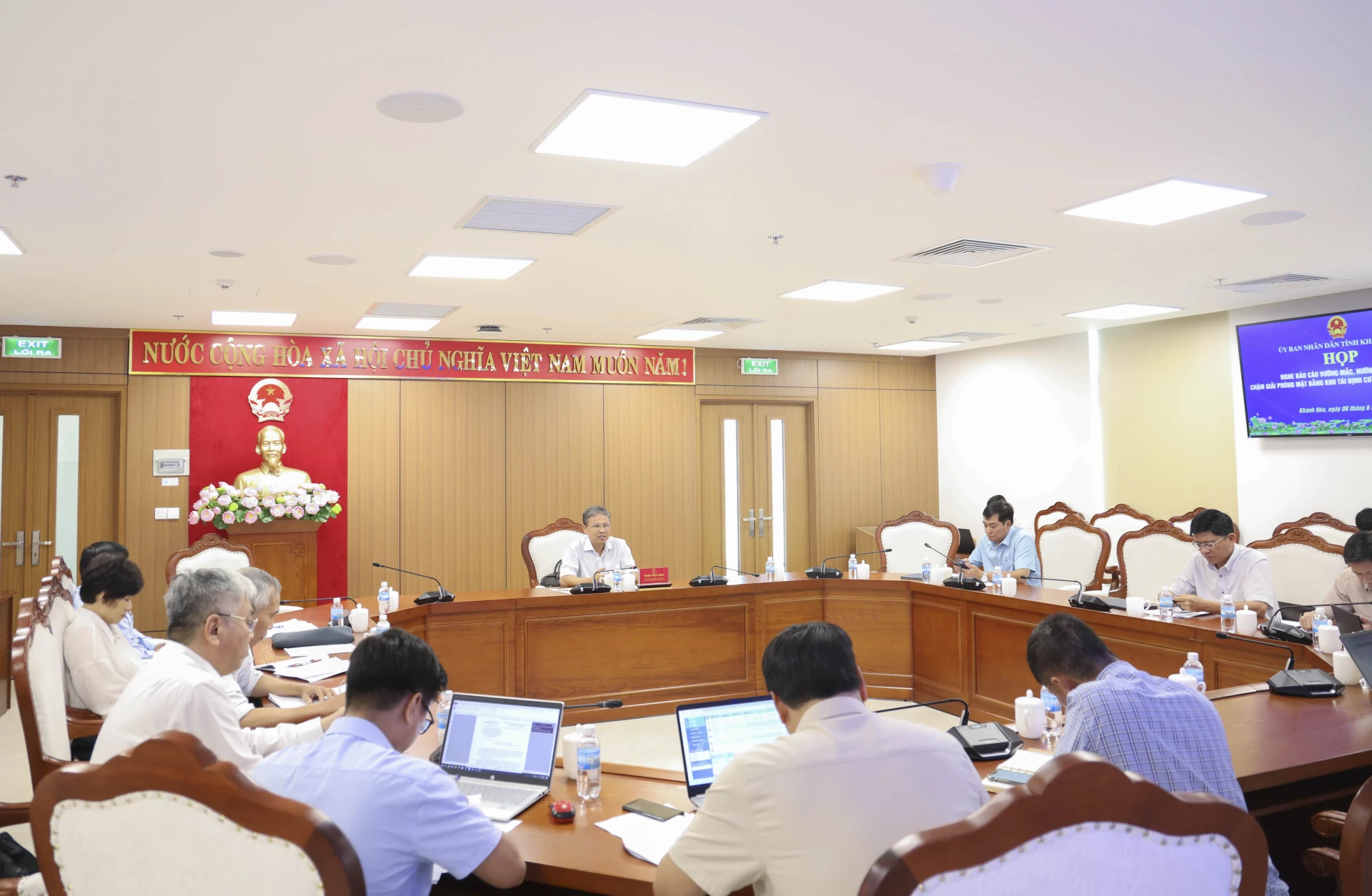 Đẩy nhanh giải phóng mặt bằng các dự án khu tái định cư khu vực Nha Trang