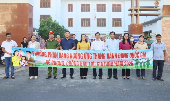 Phường Phan Rang hưởng ứng Tháng hành động quốc gia phòng, chống bạo lực gia đình năm 2026