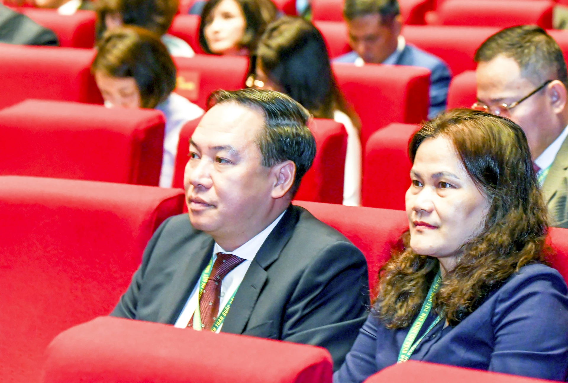 Đồng chí Hồ Xuân Trường tham dự đại hội. Ảnh: LÂM HIỂN