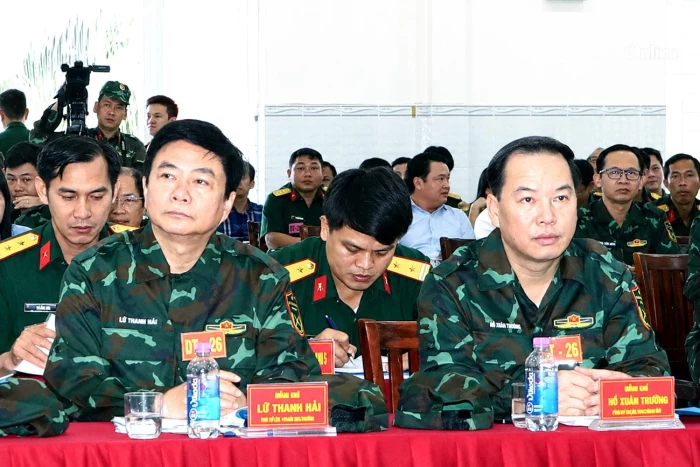 Khai mạc diễn tập tác chiến trong khu vực phòng thủ kết hợp phòng thủ dân sự phường Nam Nha Trang năm 2026