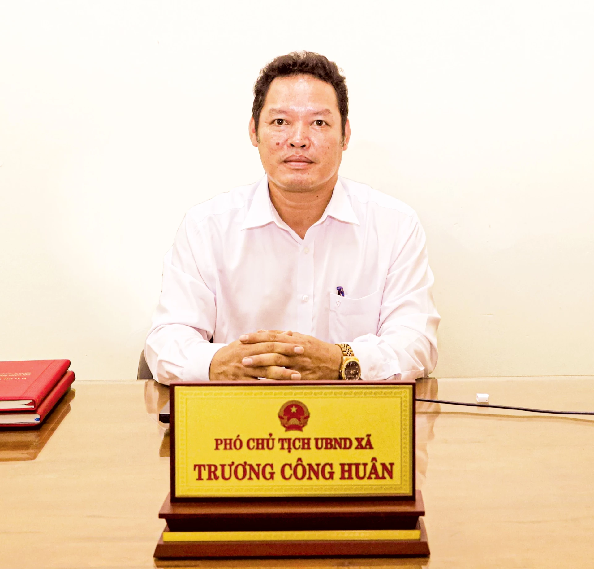 Ông Trương Công Huân - Phó Chủ tịch UBND xã Bác Ái.
