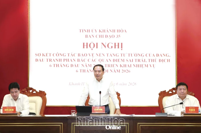 Ban Chỉ đạo 35 tỉnh sơ kết công tác bảo vệ nền tảng tư tưởng của Đảng 6 tháng đầu năm 2026