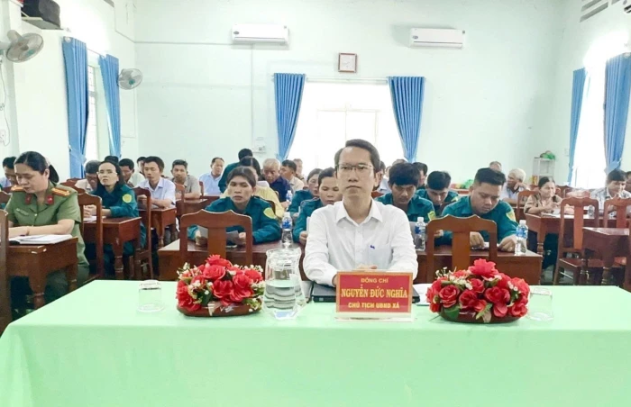 Xã Phước Hữu triển khai công tác quốc phòng, quân sự 6 tháng cuối năm 2026