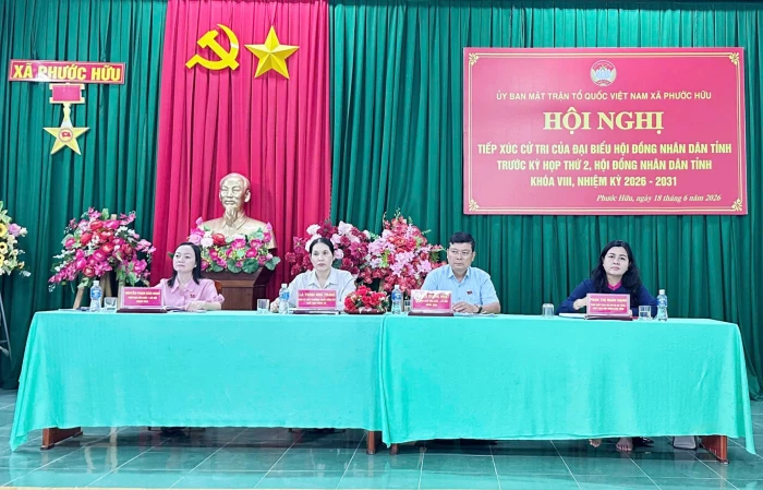 Đại biểu HĐND tỉnh Khánh Hòa tiếp xúc cử tri xã Phước Hữu
