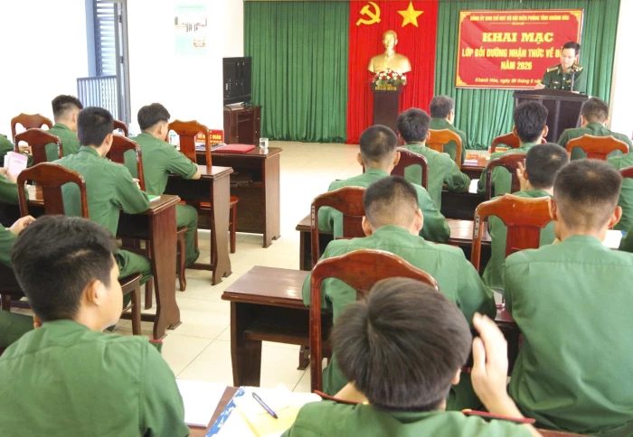 Đảng ủy Bộ đội Biên phòng tỉnh Khánh Hòa khai mạc lớp bồi dưỡng nhận thức về Đảng