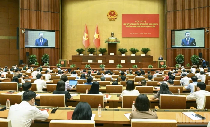 Phát biểu của Tổng Bí thư, Chủ tịch nước Tô Lâm tại Hội nghị toàn quốc quán triệt, triển khai thực hiện Nghị quyết số 06-NQ/TW về triển khai đường lối đối ngoại Đại hội XIV của Đảng