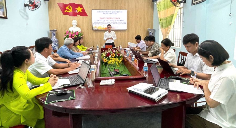 Quang cảnh buổi giám sát.
